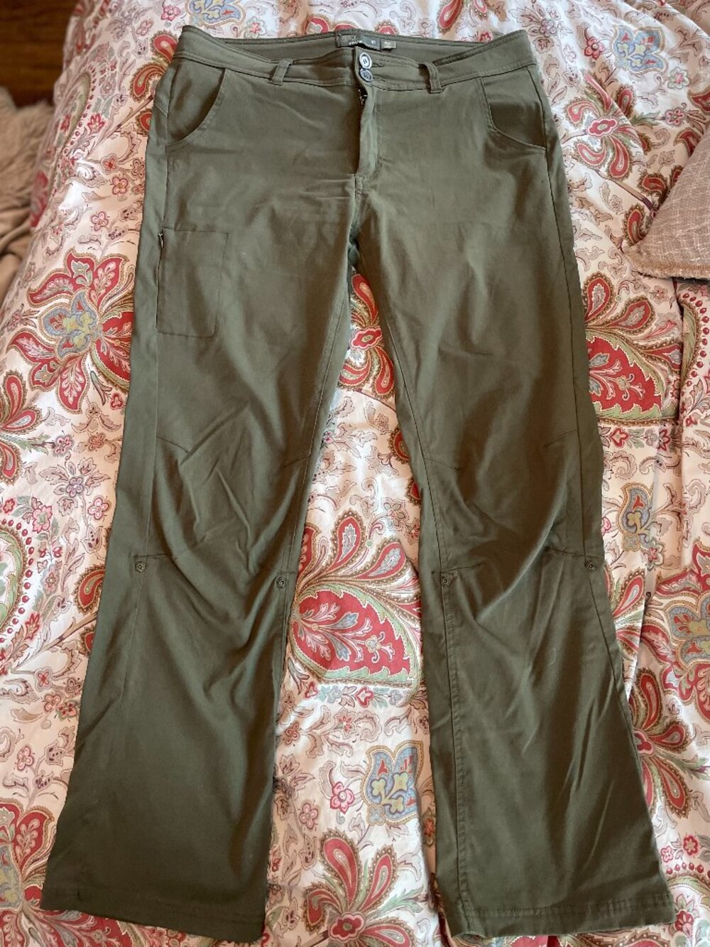 Women's PrAna Halle Pants Olive 10 Regular NICE!!!!
